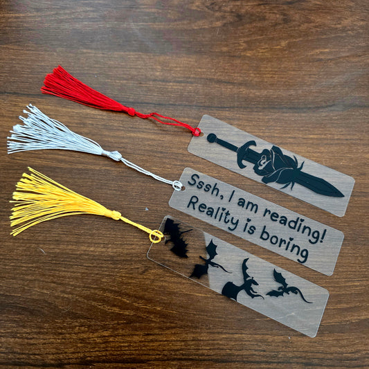 Fantasy Acrylic Bookmark – Set of 3