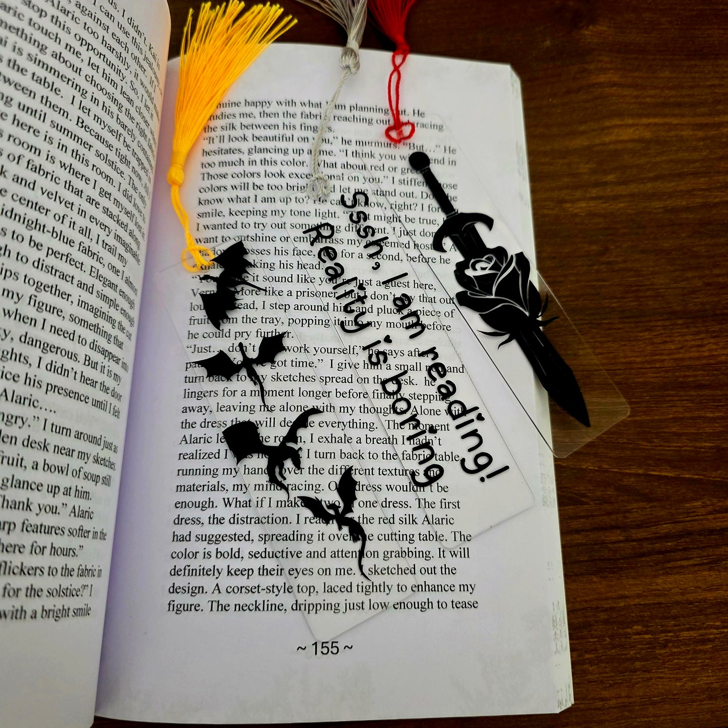 Fantasy Acrylic Bookmark – Set of 3