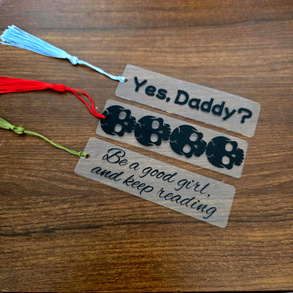 Dark Romance Acrylic Bookmark – Set of 3