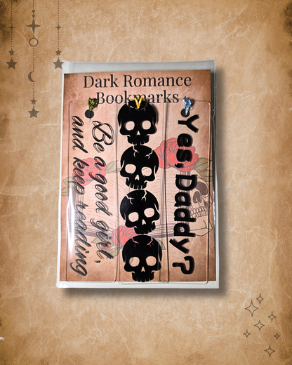 Dark Romance Acrylic Bookmark – Set of 3
