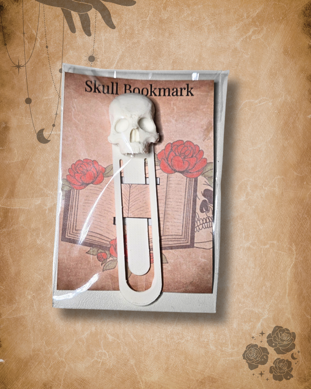 Skull Bookmark – Gothic Dark Academia Book Accessory