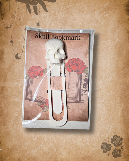 Skull Bookmark – Gothic Dark Academia Book Accessory